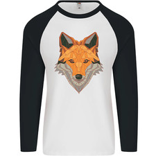 Poligonali Fox Uomo L/S Baseball T-Shirt
