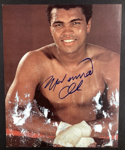 Muhammad ali foto firmata 8x10 - firmata,