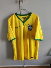 Brazil Nike Shirt 2014 World Cup Rio Jersey Rare Maglia Nazionale Brasile