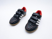adidas Kinder Fußballschuh Hallenschuh Klettschuh schwarz Gr 32 EU Art 29861-98