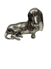 Bassotto Cane In Argento sausage dog silver