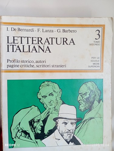 Letteratura italiana libro - letteratura,