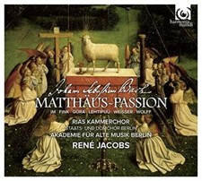 Bach Matthäus-Passion RENE JACOBS Harmonia Mundi 2 SACD + 1 DVD Box New Sealed