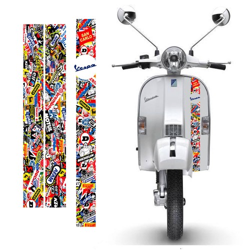 Adesivi vespa sticker bomb - vespa,