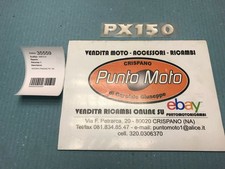 Adesivo targhetta logo scritta original for Piaggio Vespa PX 150