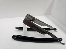 Coppia di rasoi dritti vintage T. HESSEN BRUCH & CO. lunedì e mercoledì