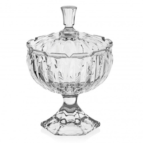 Vaso vetro confettata - vetro, e