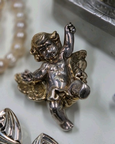 Ciondolo spilla cherubino