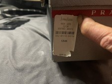 PRADA Uomo Nero/Bianco Taglia