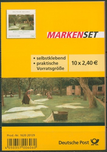 Bund markenheftchen 2013 max - markenheftchen,