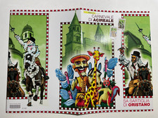 2010 Folder Filatelico Carnevale di Acireale e Sartiglia di Oristano