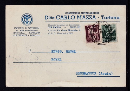 Cartolina commerciale tortona - commerciale,