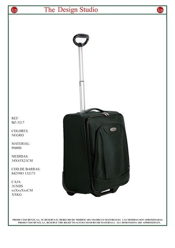 Bz3217 trolley pilota - pilota,
