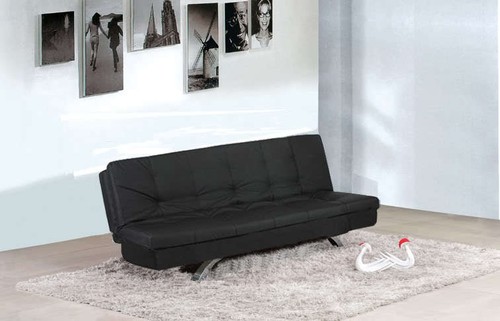 Divano letto 192x87 - nero, in