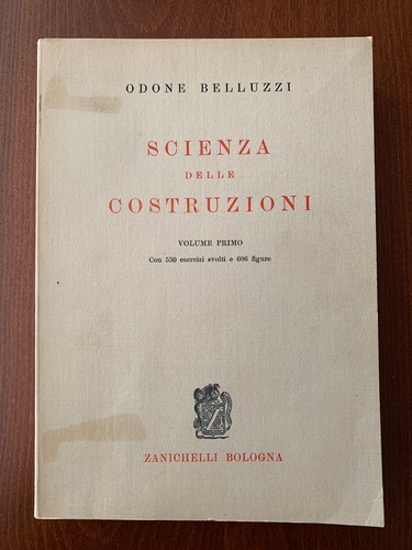 Belluzzi scienza delle - belluzzi,