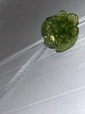 Lampadario a fiori soffiato a