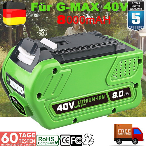 Batteria 8ah per - 8ah, greenworks