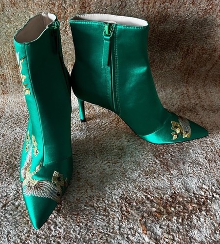 Stivaletti zara raso verde - stivaletti,