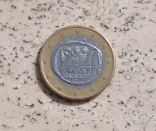 Moneta 1 euro Gufo Grecia anno
