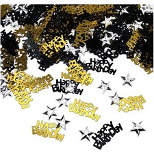 Coriandoli oro nero, 590 pezzi