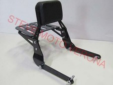 Schienalino Nero con Portapacchi STREET 750 HARLEY Davidson Schienale Passeggero