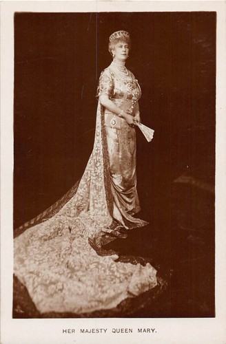 Postcard royalty queen mary - postcard,
