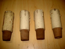 QUATTRO CANDELE D'EPOCA PER LAMPADARIO ANTICO  ATTACCO E 27