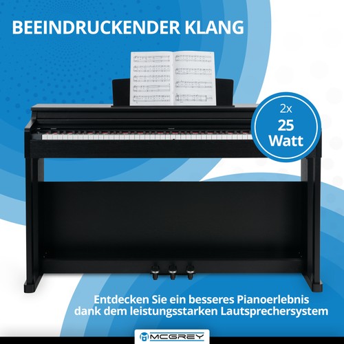 Piano digitale con tasti - piano, 88
