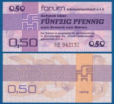 DDR 0,50 Mark Forum quasi