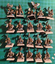 Warhammer Fantasy Dwarf Warriors x20 OOP Plastic Old World
