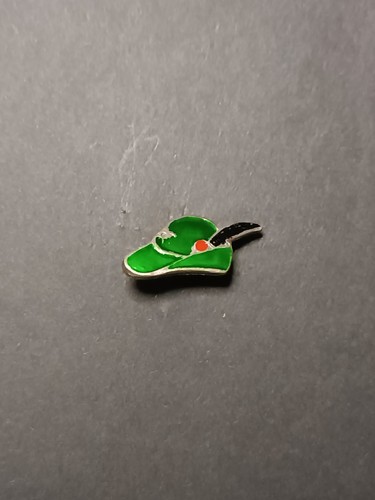 Spilla cappello verde - cappello,