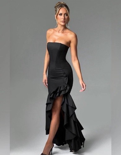 Vestito maxi senza - , spalline