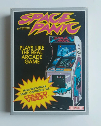 Space panic colecovision cib - space, cib-