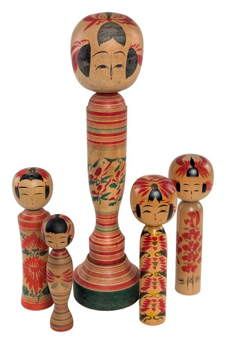 Bambola kokeshi tradizionale - bambola,