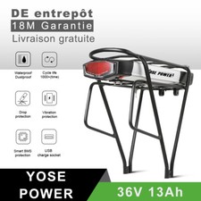 36V 13Ah E-Bike Batterie de