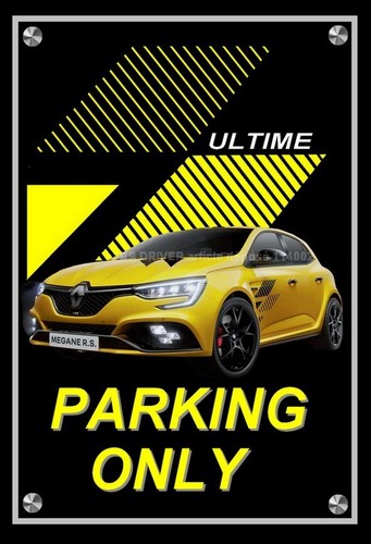 Plaque parking only - parking,