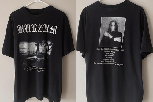 Shirt vintage 2004 1burzum - t-shirt,