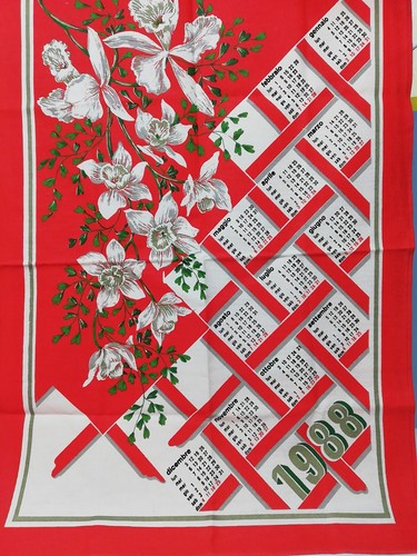 Strofinaccio calendario natale - calendario,