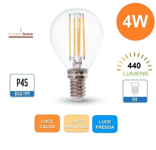 Lampadina led filamento e14 - led,