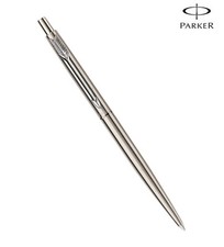 Parker Classico Acciaio Inox Cromata Penna a Sfera Finiture Nuovo Blu Fine Ink