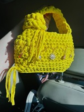 Borsa all'uncinetto Fatta A