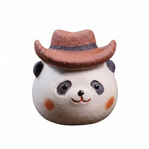 Figurina panda zisha disegno - figurina,