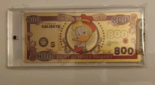 BANCONOTA Disney Gold Banknote