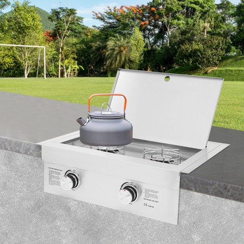 Stufa gas acciaio inox - a, in