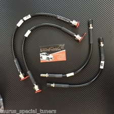 Kit 4 Tubi Freno Aeronautici treccia Ford Sierra 2.0 Cosworth 2WD 4x4