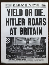 WW2 1940 NEWSPAPER/POSTER 1