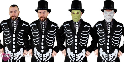 Costume scheletro james - scheletro, bones