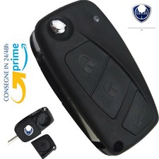 GUSCIO CHIAVE 3 TASTI TELECOMANDO per LANCIA cover con sportellino dietro + logo