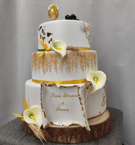 Torta scenografica comunione - torta,