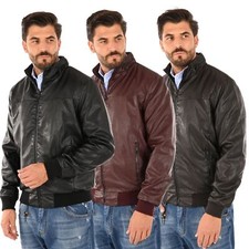 Giubbotto Uomo Pelle PU